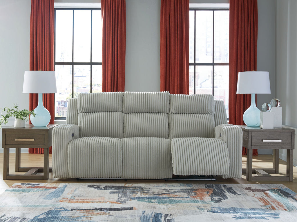 Forest Lake - Power Reclining Sofa With Adj Headrest - Stylish Home Furniture
