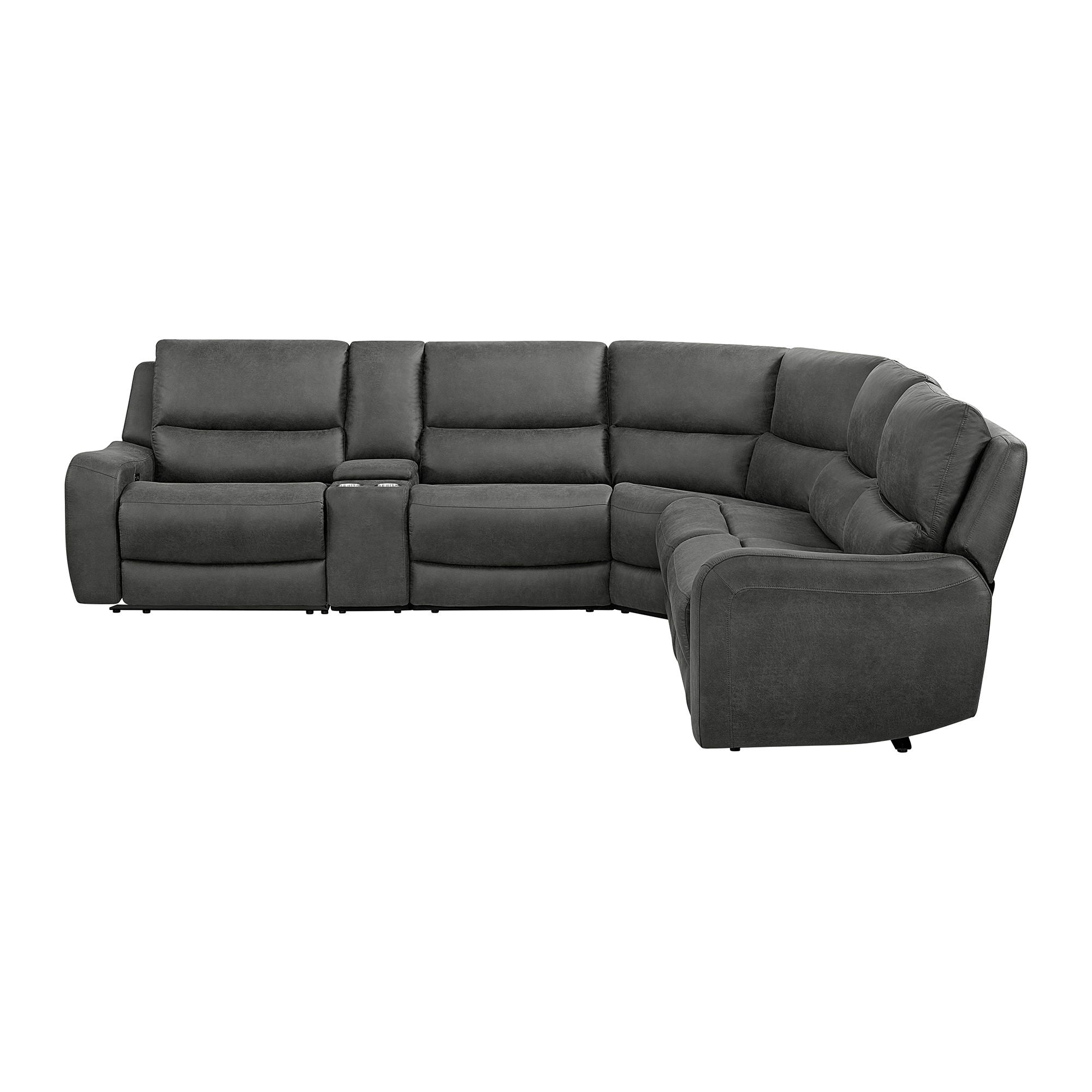 Saber - 6 Piece Sectional Set - Texas Granite - Stylish Home Furniture