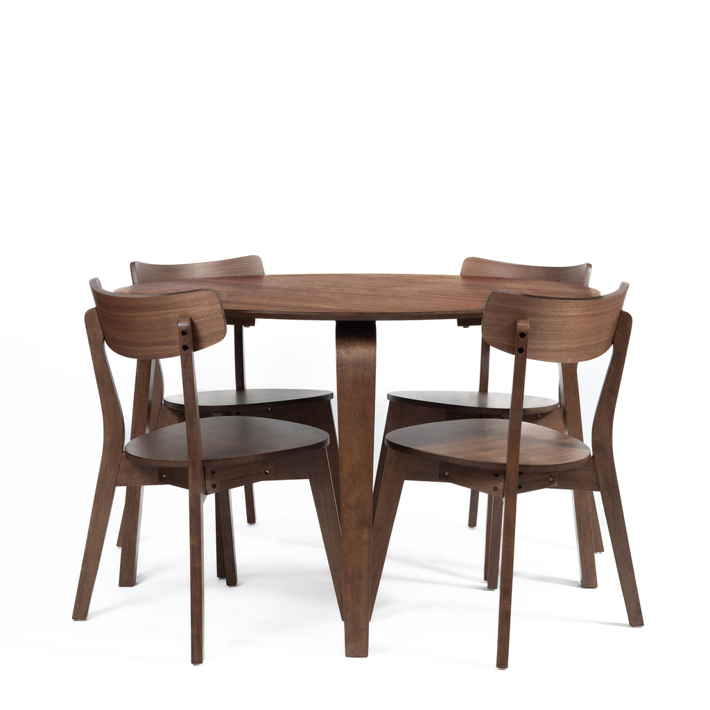Gabby - Complete Table - Dark Brown - Stylish Home Furniture