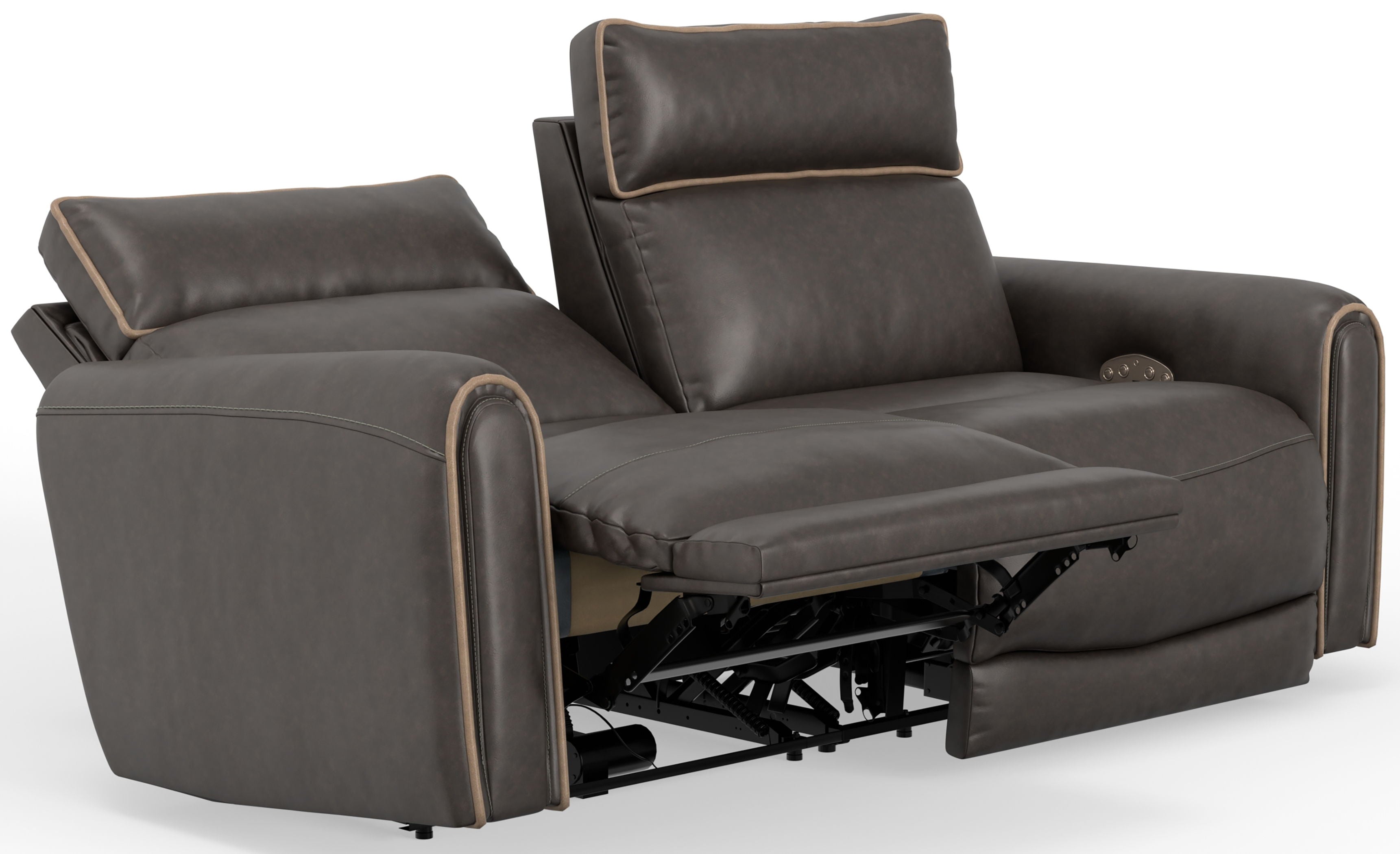 Nico - Power Headrest Reclining Loveseat - Stylish Home Furniture