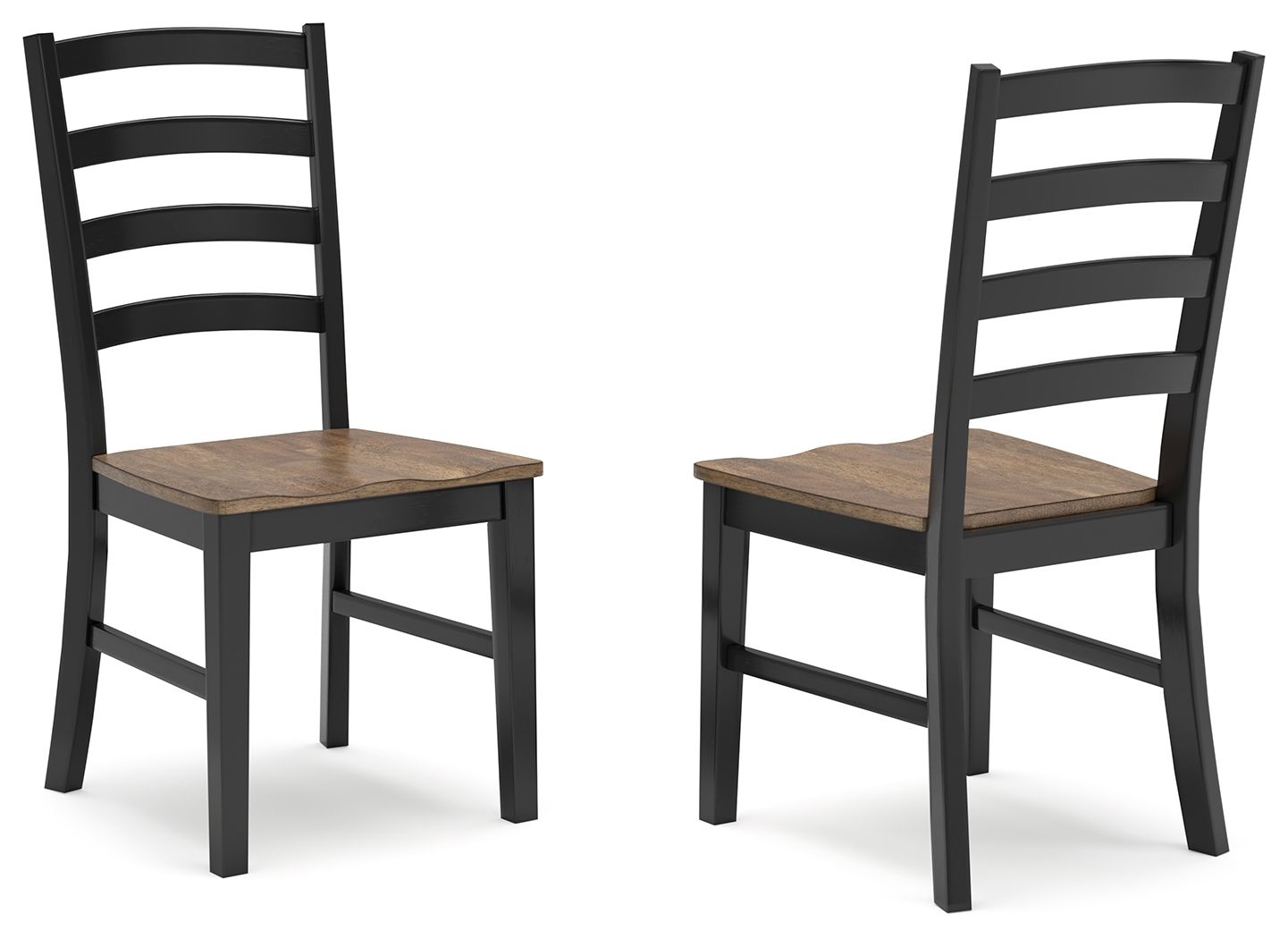 Wildenauer - Dining Room Side Chair (Set of 2) - Brown / Black - Stylish Home Furniture