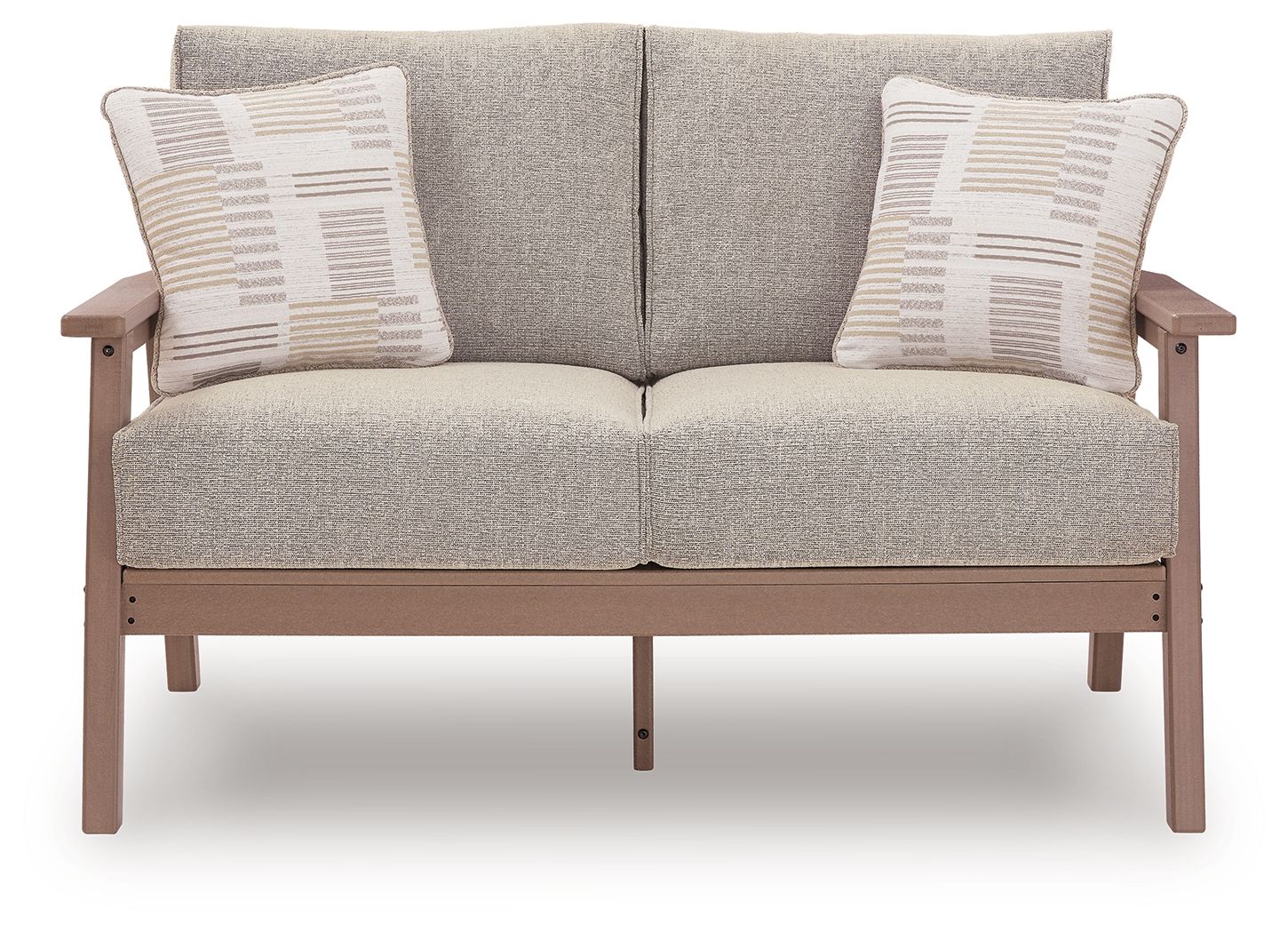 Grover Beach - Loveseat With Cushion - Driftwood - Stylish Home Furniture
