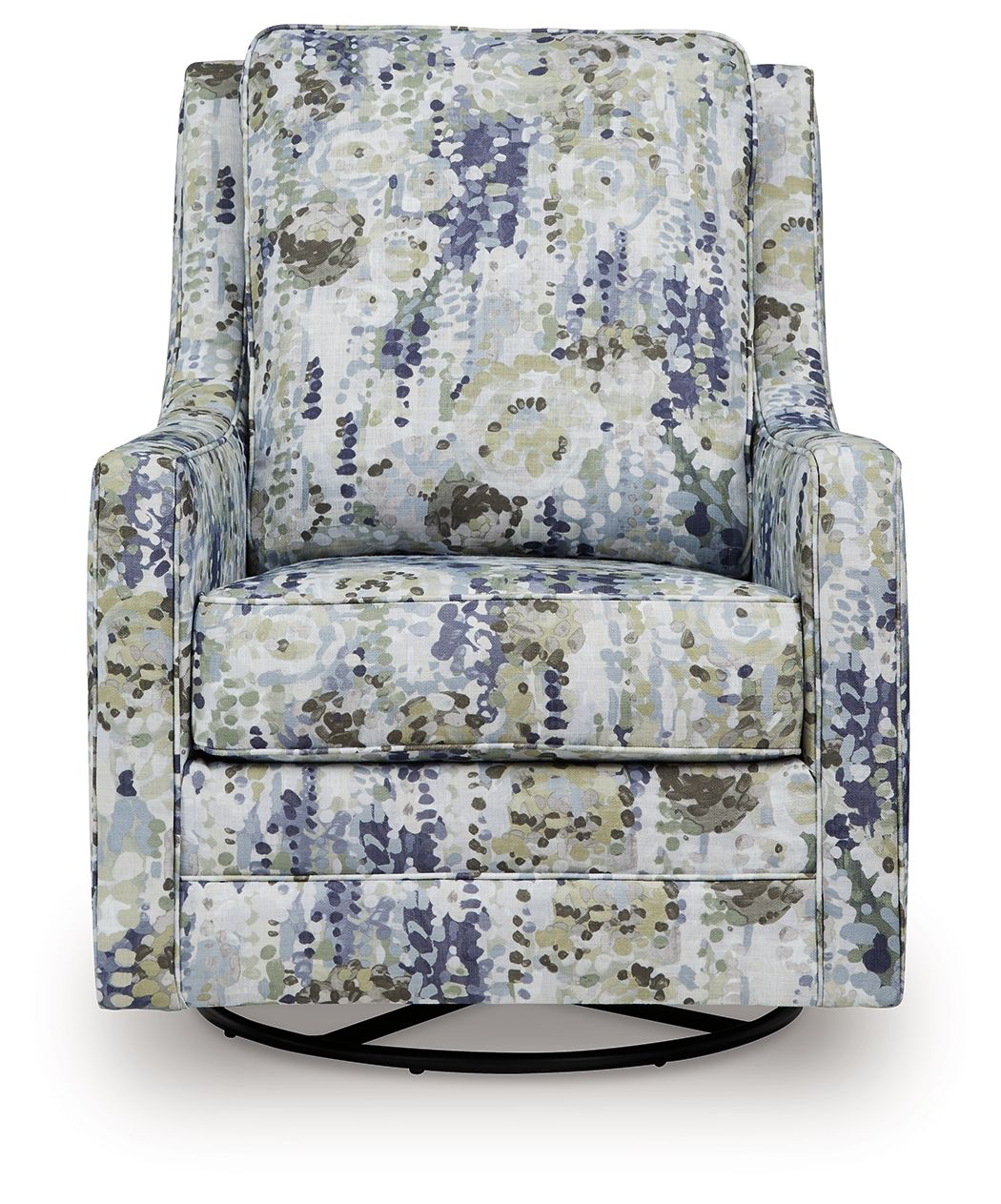 Dustinford - Swivel Glider Accent Chair - Multi - Stylish Home Furniture