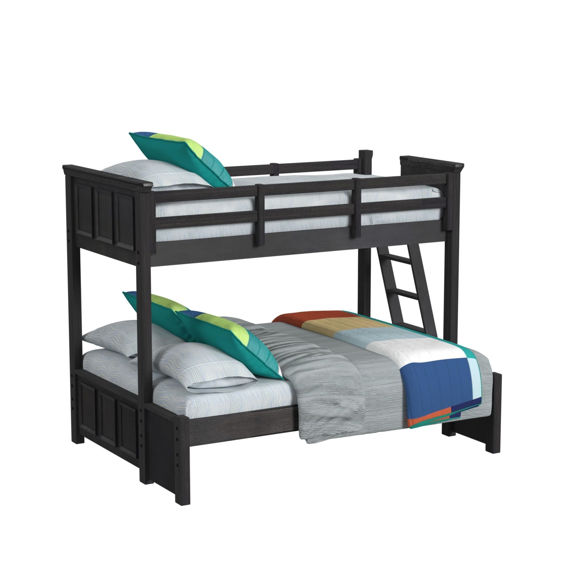 Hampton Kids - Bunk With Ladder Bedroom Set - Stylish Home Furniture