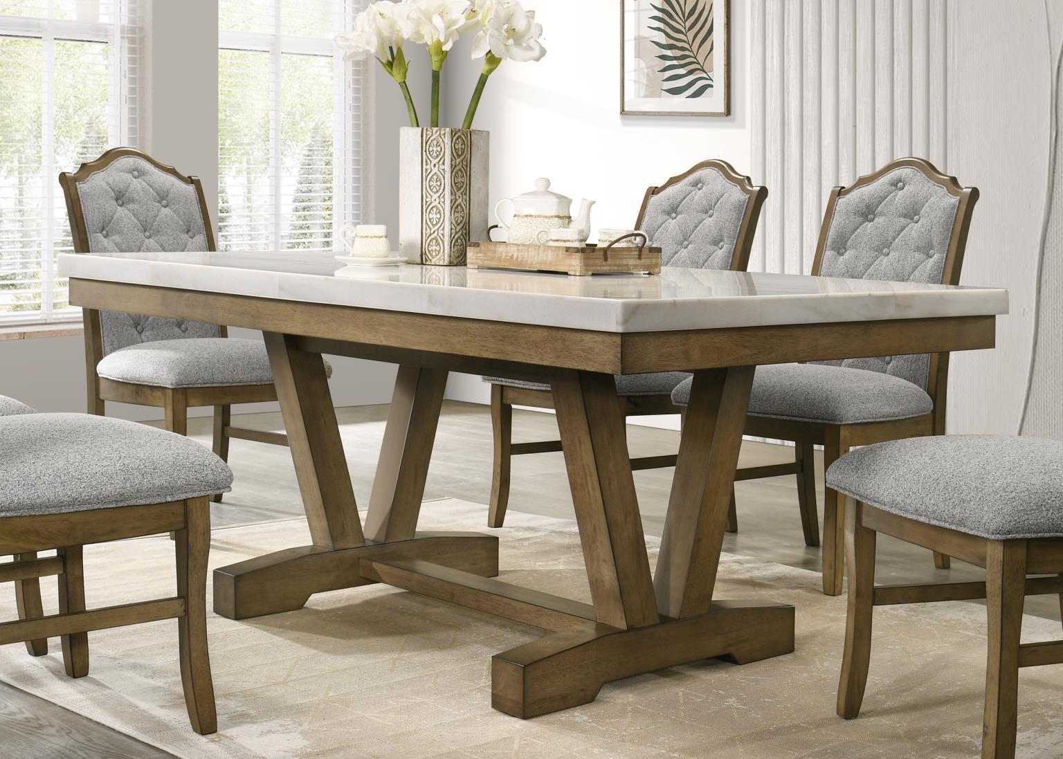 D074 - Dining Chair (Set of 2) - Dark Dry Brush - Stylish Home Furniture