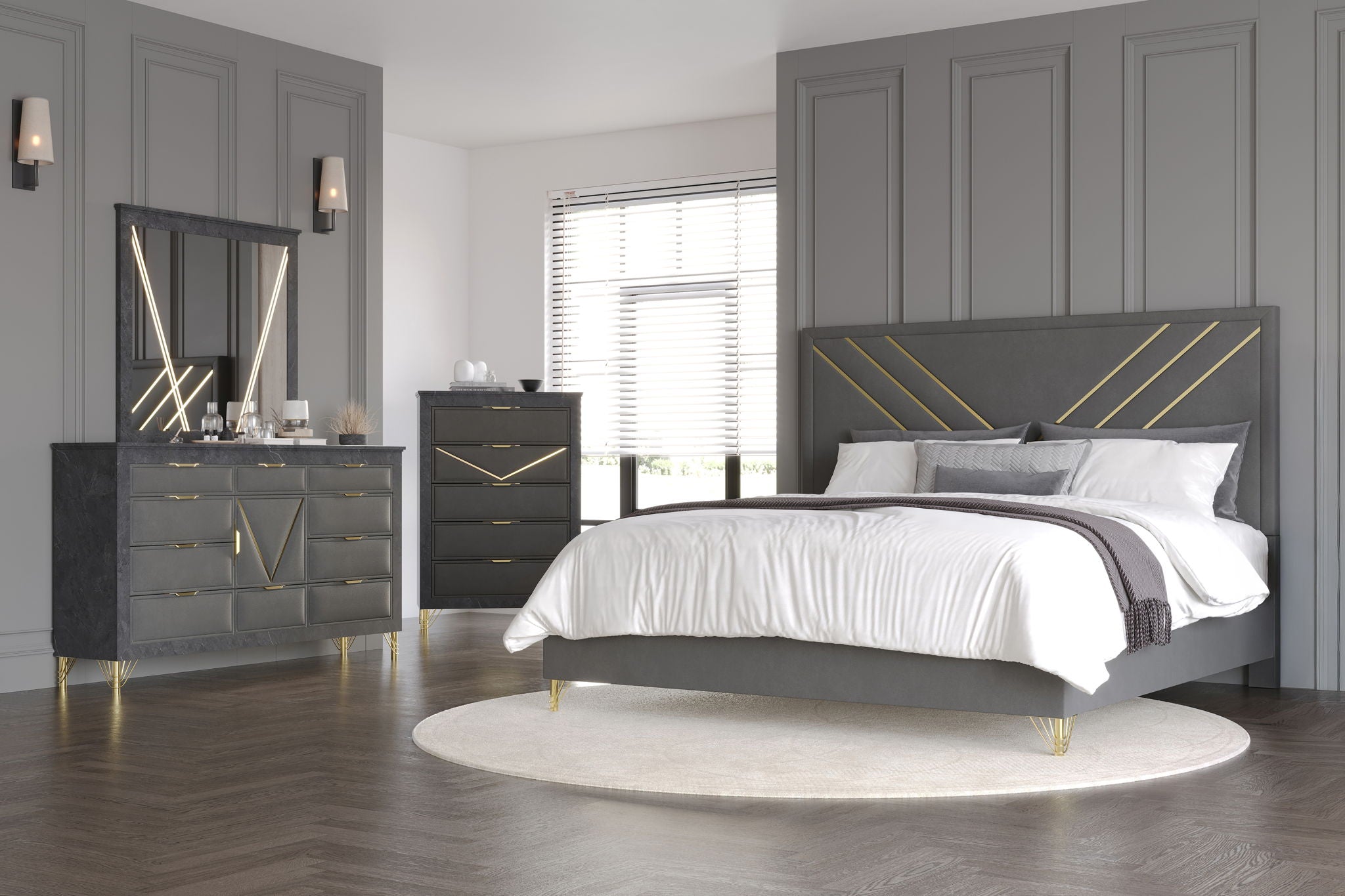 Symmetry - Bedroom Set - Stylish Home Furniture