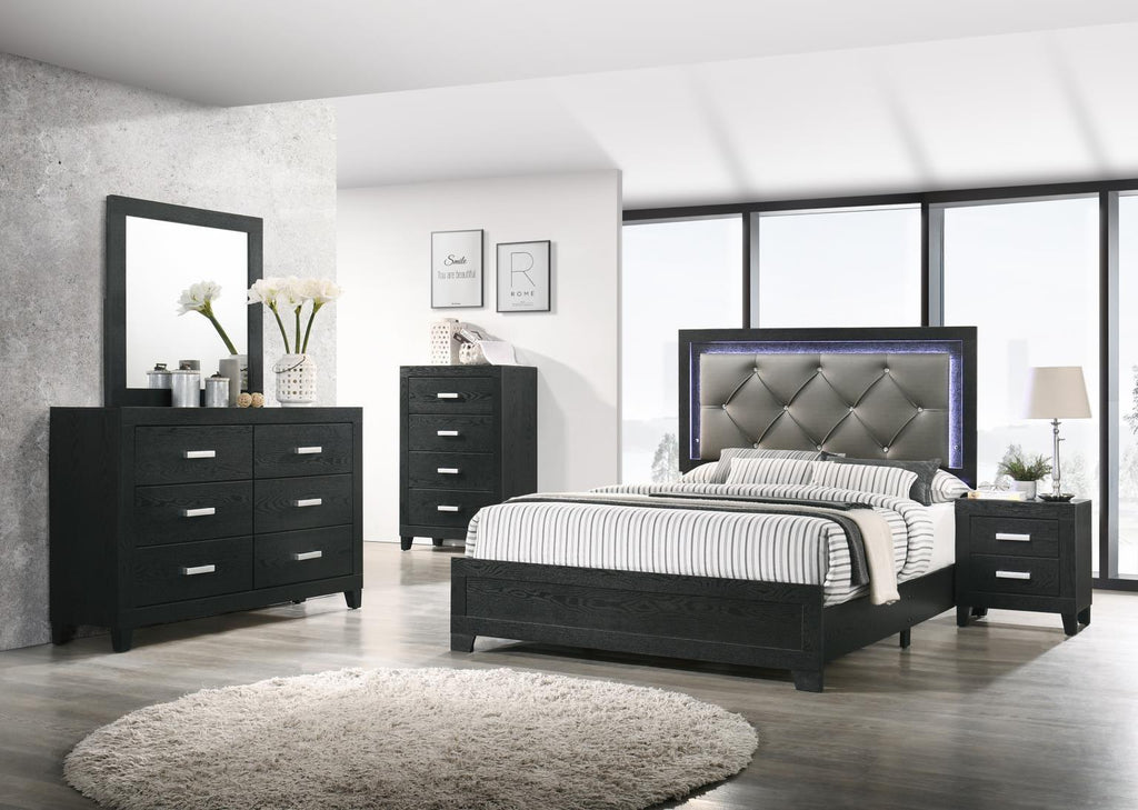 B375 - Nightstand - Black - Stylish Home Furniture