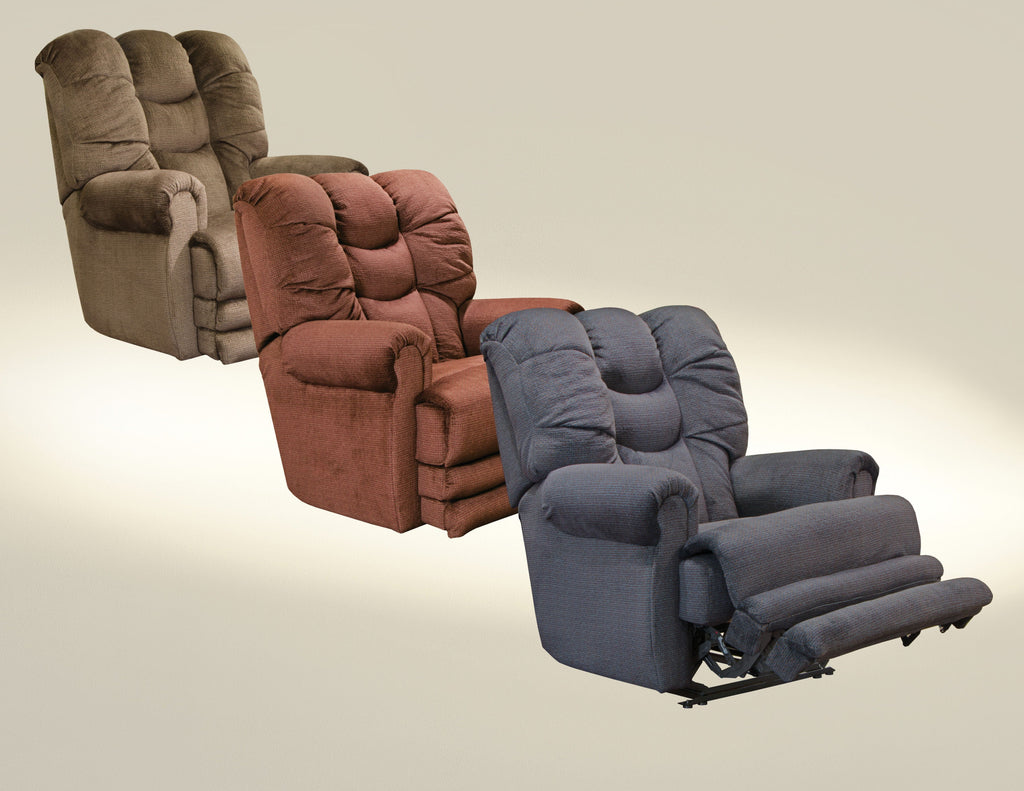 Malone - Power Lay Flat Recliner With Extended Ottoman - Stylish Home Furniture