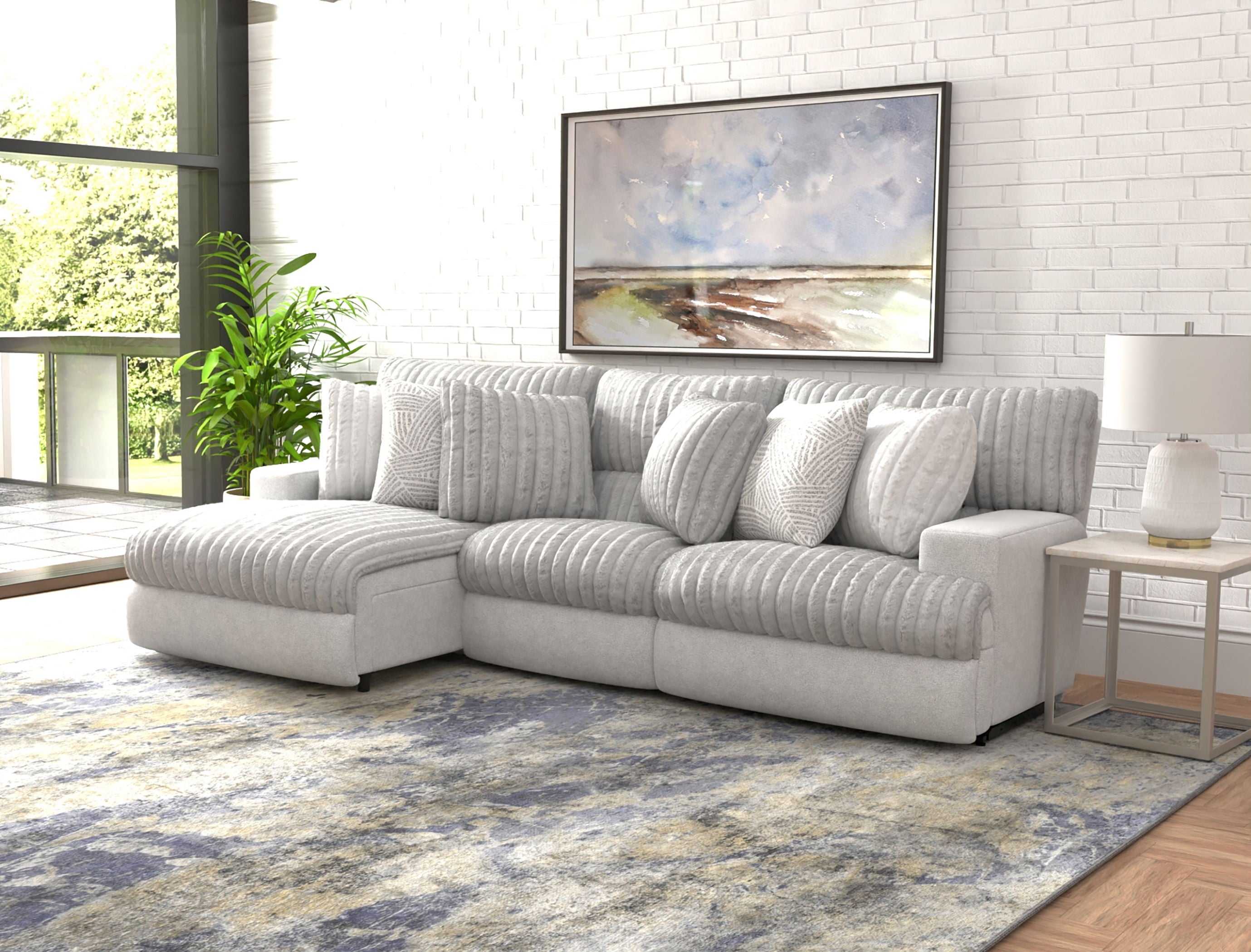 Abraxas - Reclining Sectional - Stylish Home Furniture