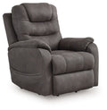 Snowfield - Power Lift Recliner - Gunmetal - Stylish Home Furniture
