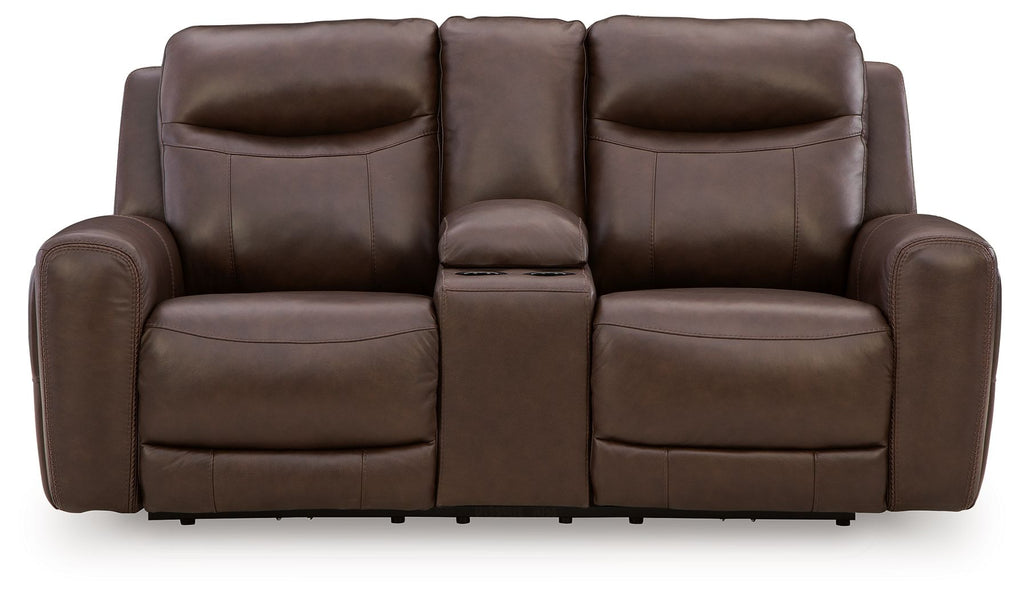 Gravier - Power Reclining Loveseat With Console / Adjustable Headrest - Cordova - Stylish Home Furniture