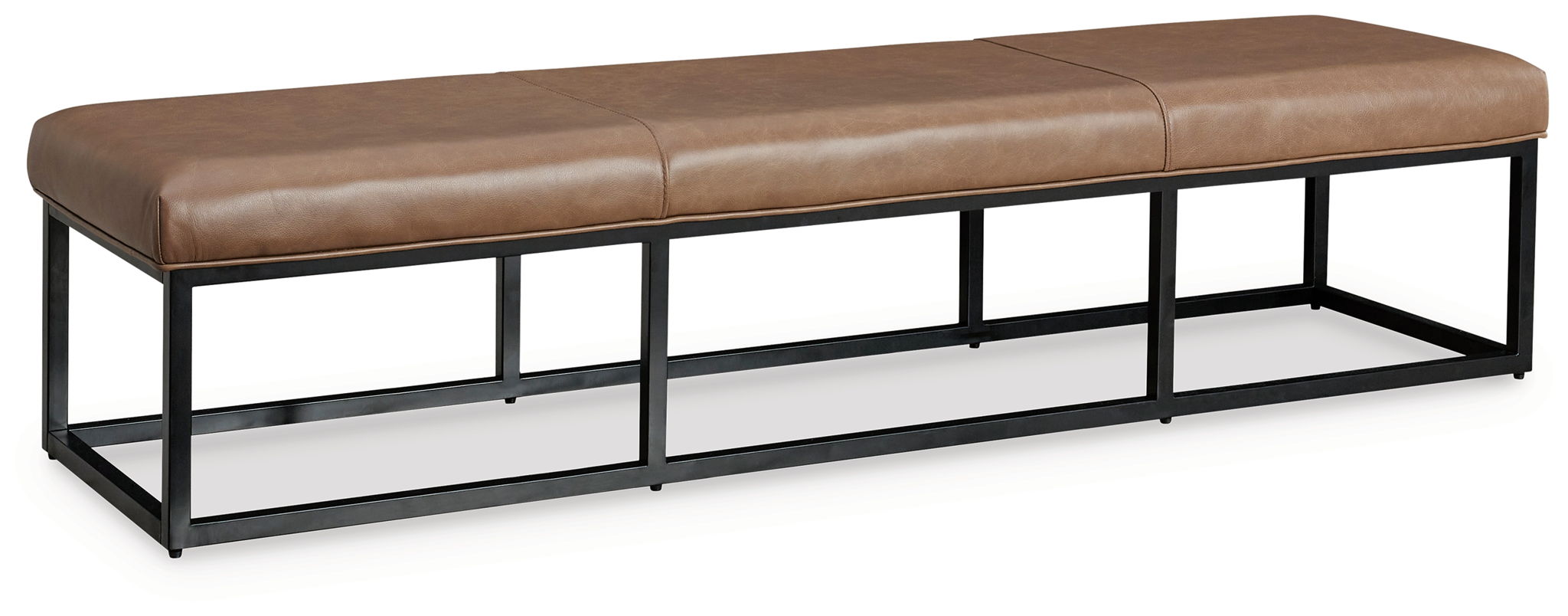 Joston - Accent Bench - Caramel - Stylish Home Furniture