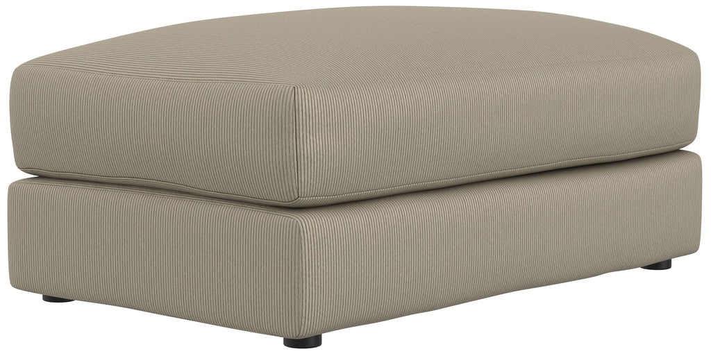 Ezra - Ottoman - Twine - Stylish Home Furniture