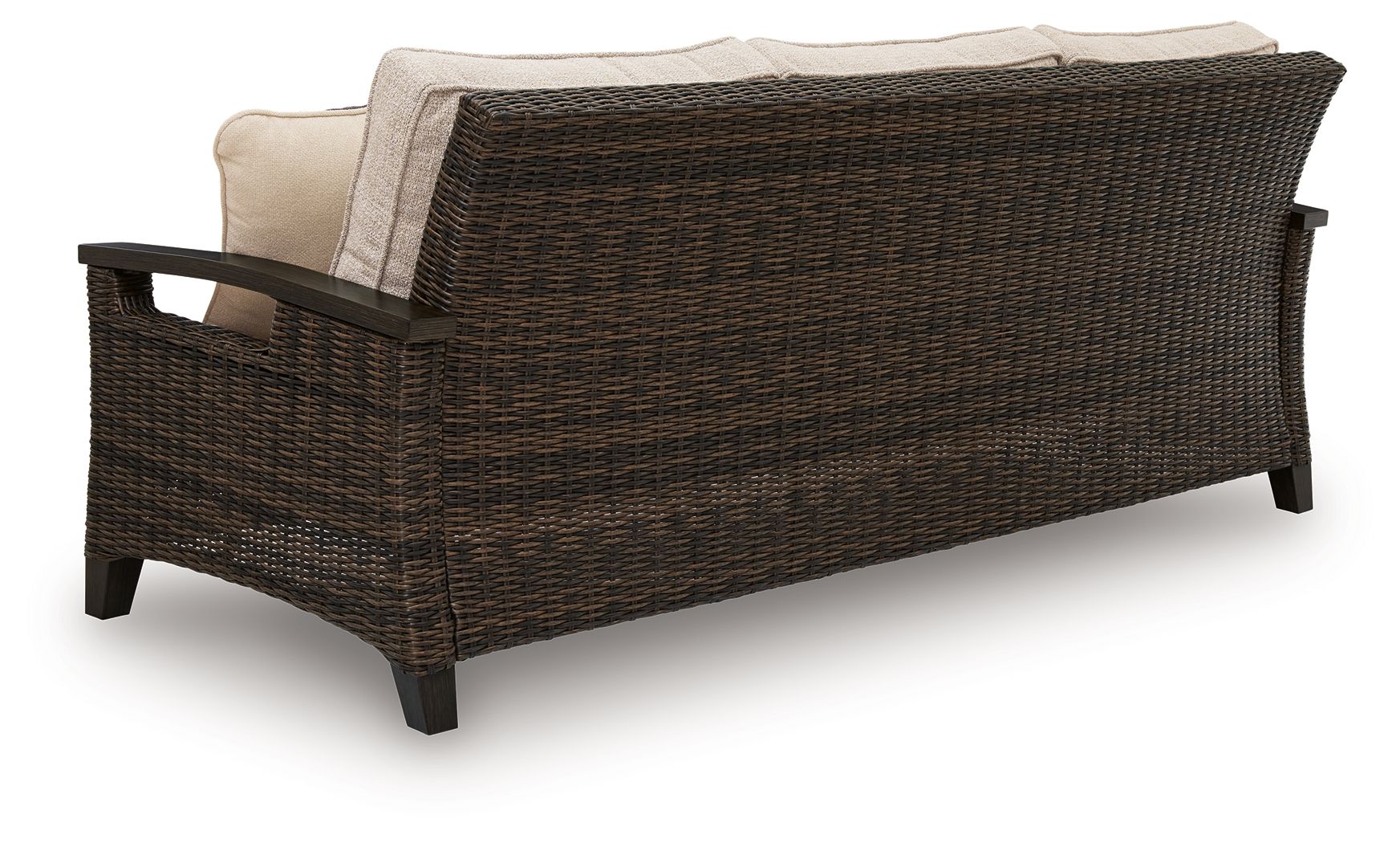 Monterey Point - Sofa With Cushion - Dark Brown - Stylish Home Furniture