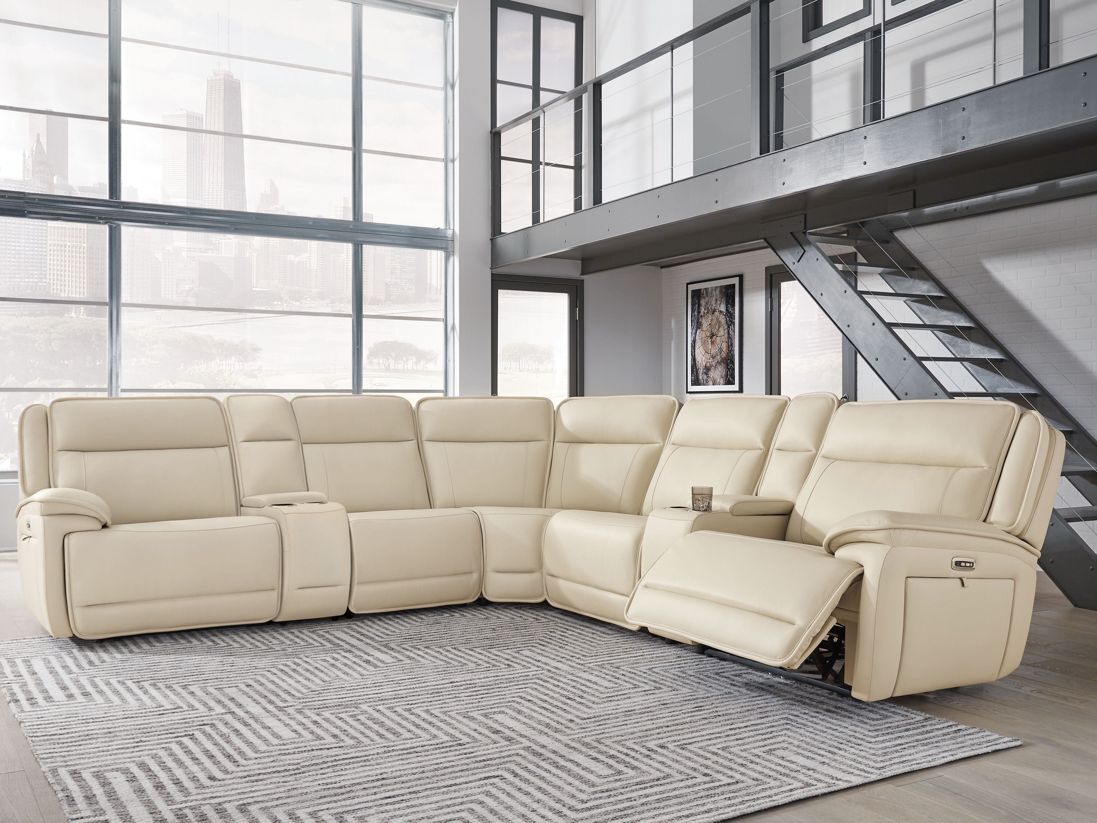 Double Deal - Reclining Sectional - Stylish Home Furniture