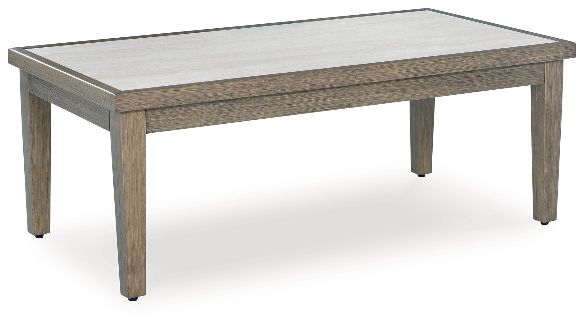 Rainier Ranch - Rectangular Cocktail Table - Brown / Beige - Stylish Home Furniture