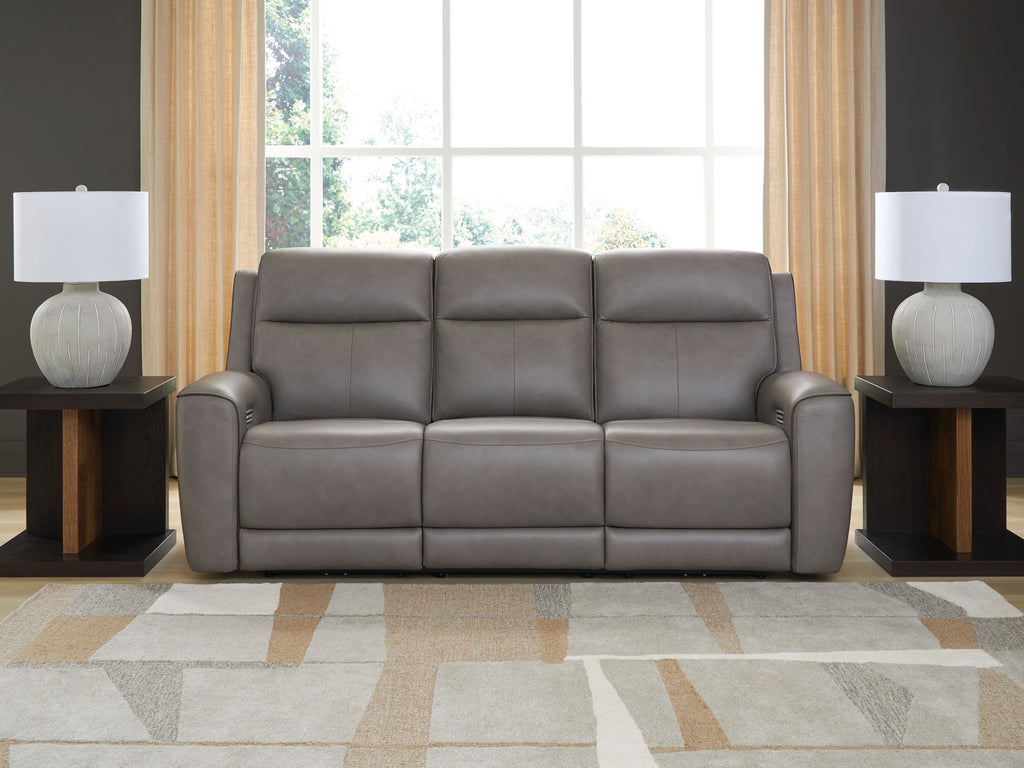 5Z-Comfort - Relaxation - Power Reclining Sofa With Adj Headrest - Stylish Home Furniture