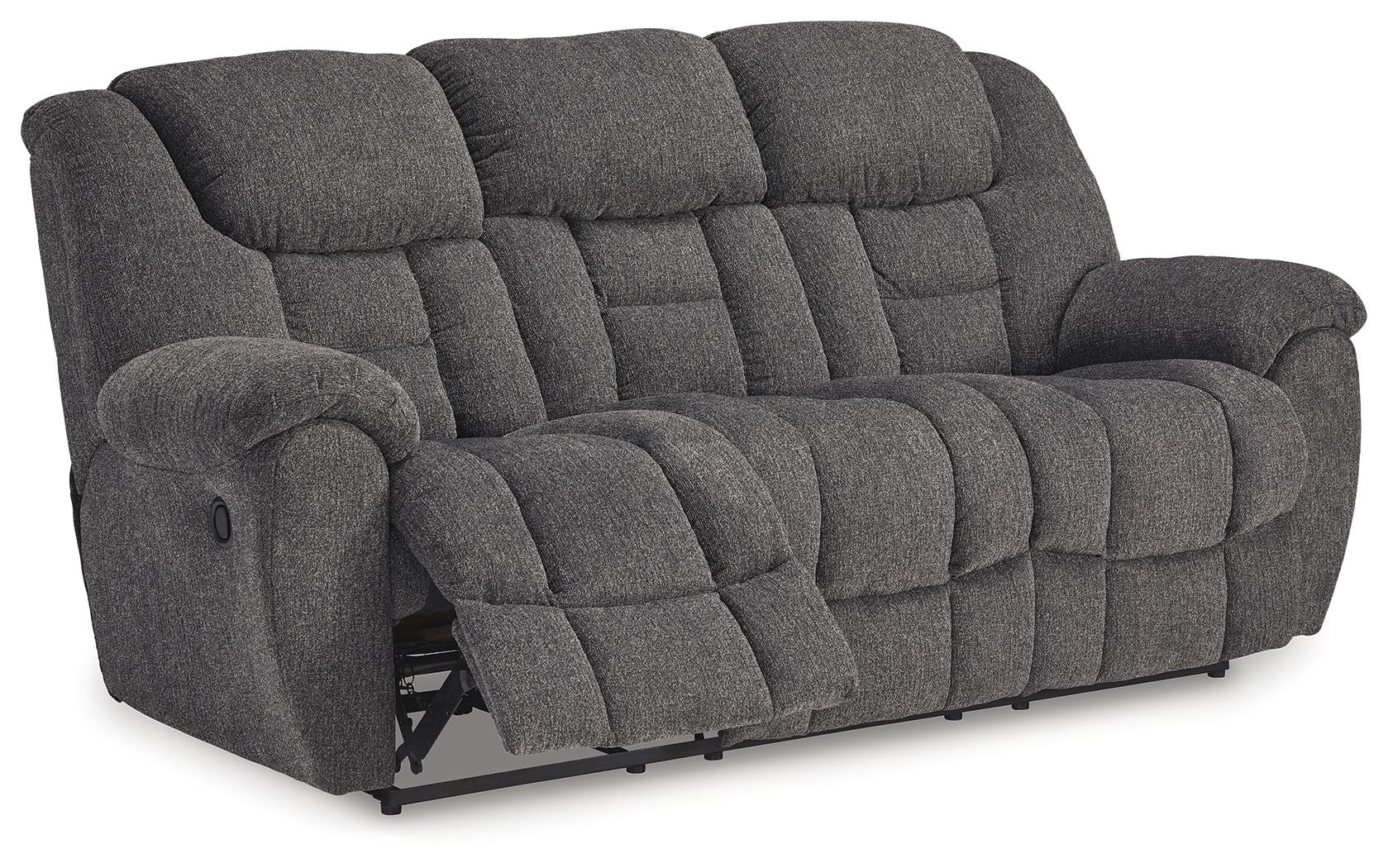 Foreside - Reclining Sofa - Charcoal - Stylish Home Furniture