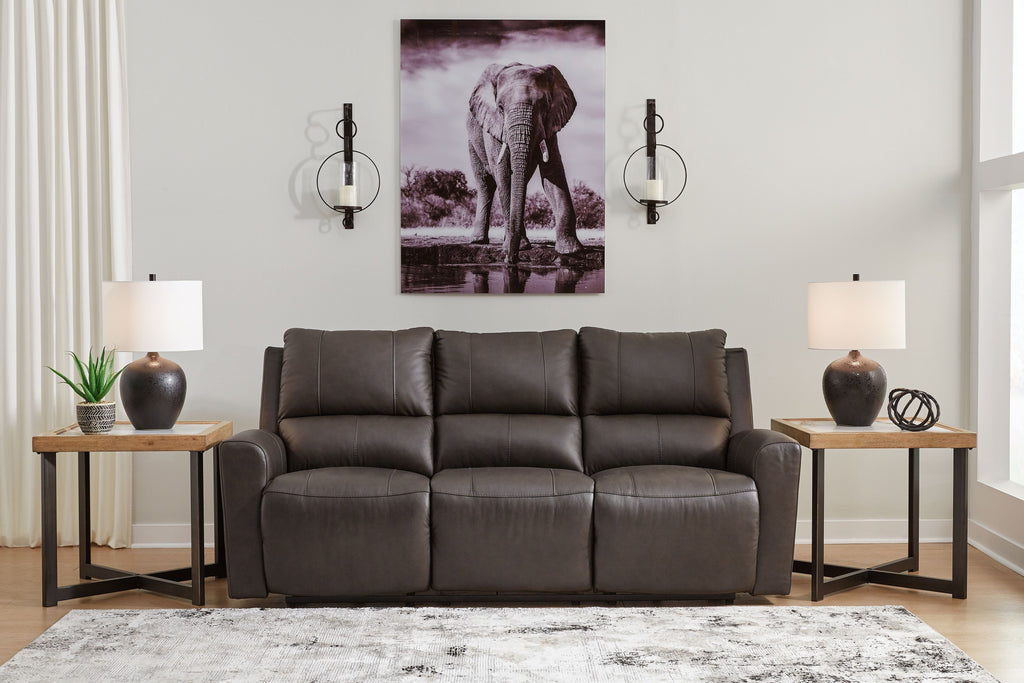 Boxmere - Reclining Power Sofa - Storm - Stylish Home Furniture