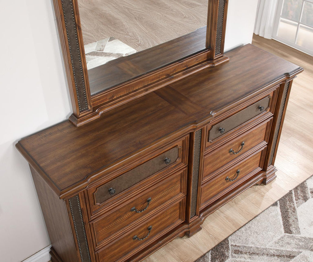B020 - Wood Dresser - Brown - Stylish Home Furniture