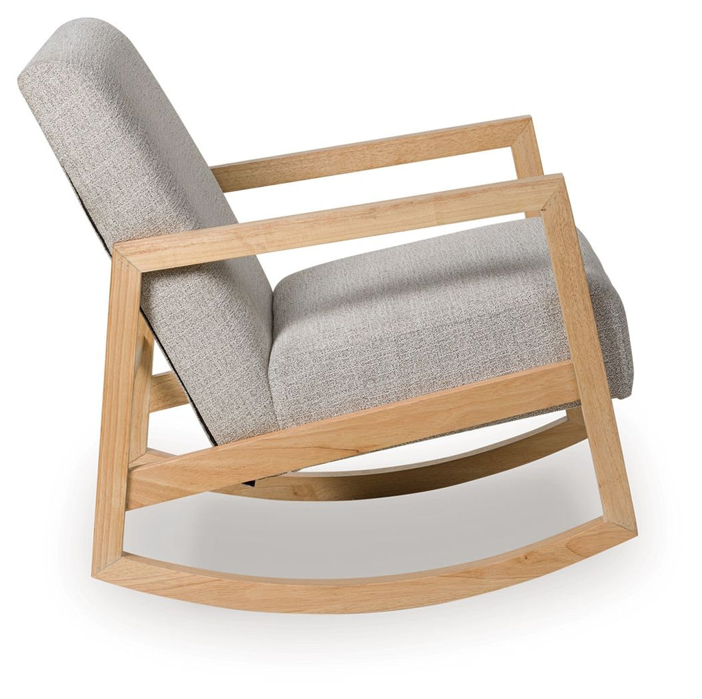 Wychworth - Accent Chair - Gray / Natural - Stylish Home Furniture