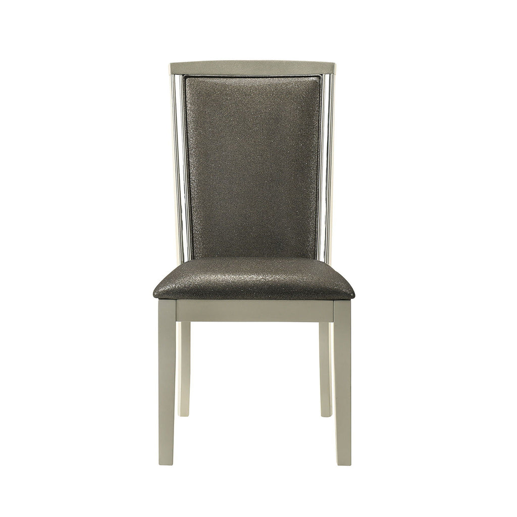 Lumina - Dining Chair (Set of 2) - Silver - Stylish Home Furniture