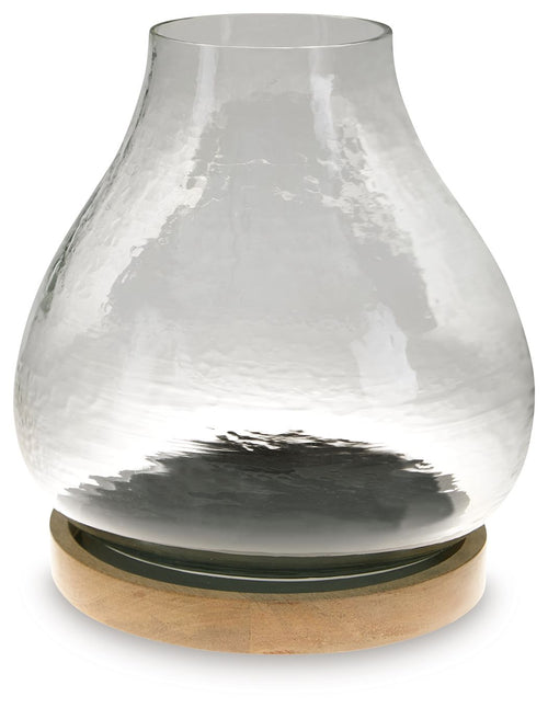 Adalisen - Candle Holder - Clear / Brown - Stylish Home Furniture