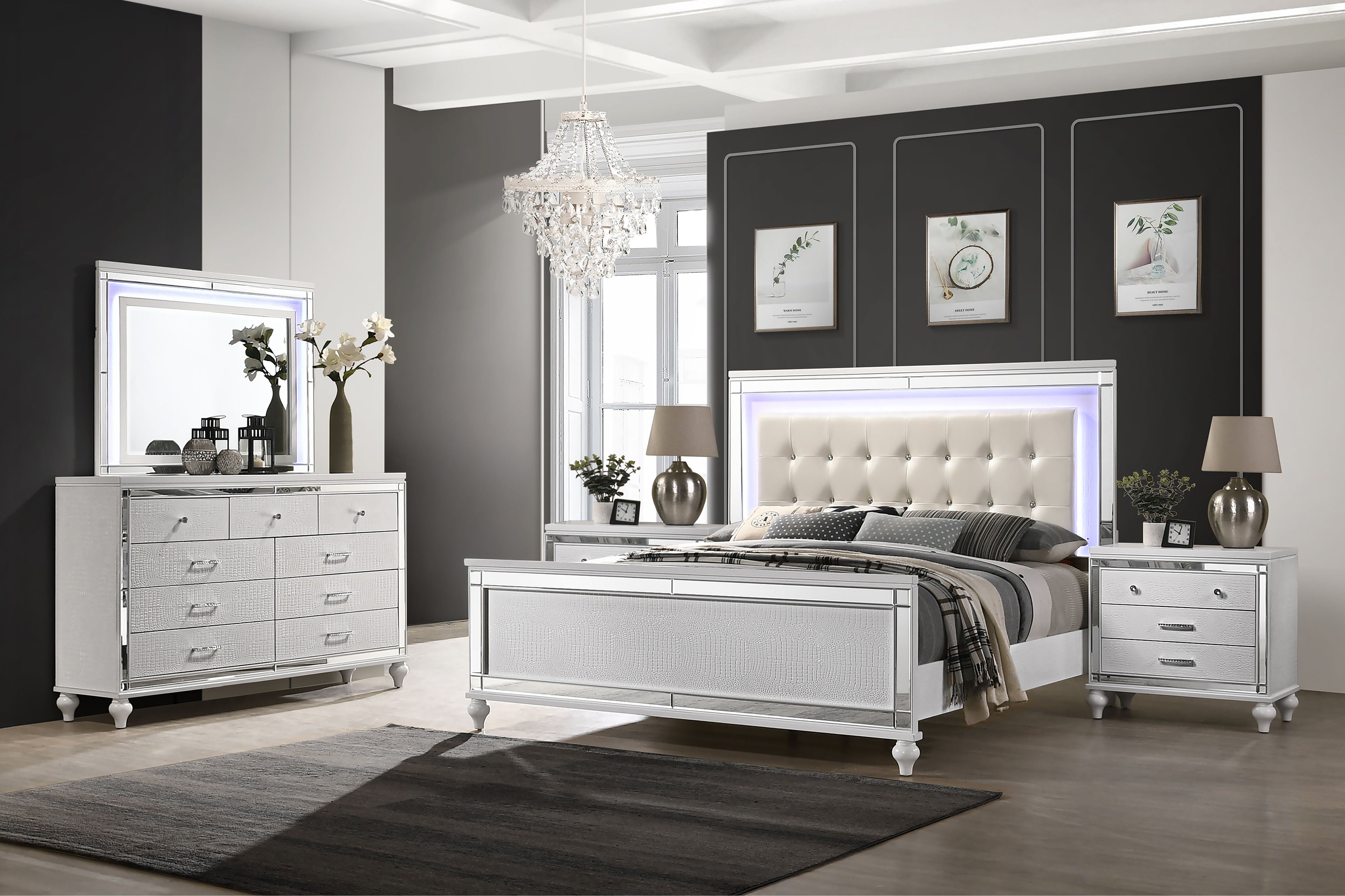 Valentino - Bedroom Set - Stylish Home Furniture