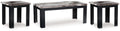 Jazmore - Occasional Table Set (Set of 3) - Dark Brown - Stylish Home Furniture