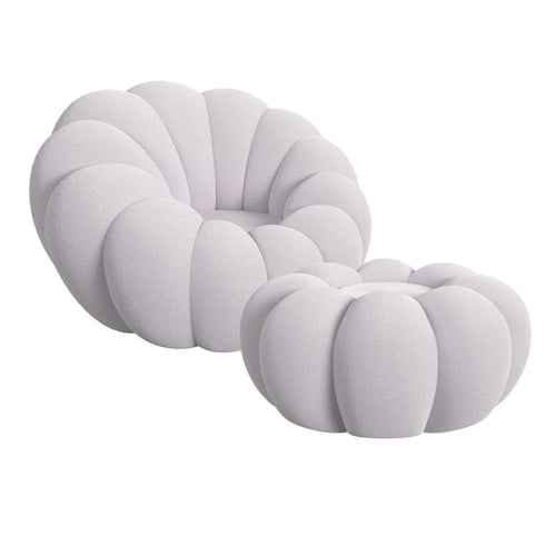 Bubble - Swivel Chair And Ottoman