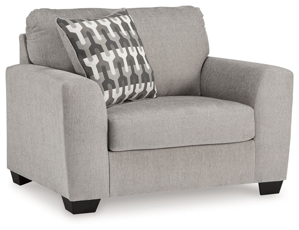 Avenal Park - Chair And A Half - Flannel - Stylish Home Furniture