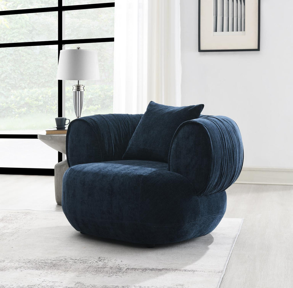 U307 - Accent Chair - Blue - Stylish Home Furniture