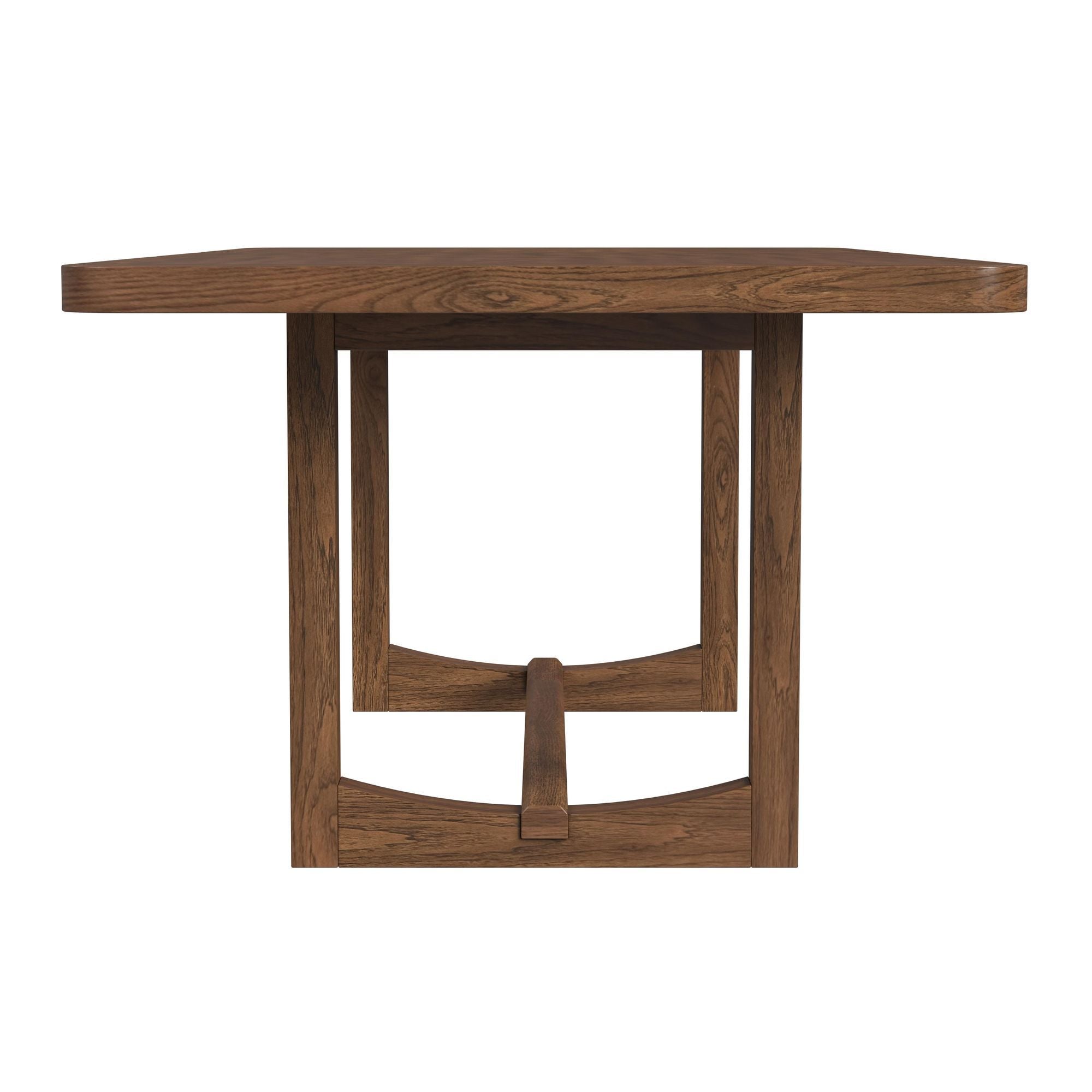 Glinda - Dining Table With 18" Leaf - Brown - Stylish Home Furniture