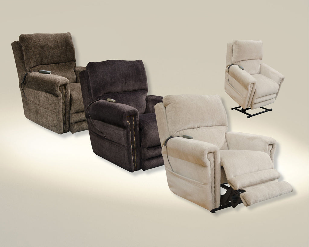 Warner - Power Headrest With Lumbar Power Lay Flat Recliner - Stylish Home Furniture