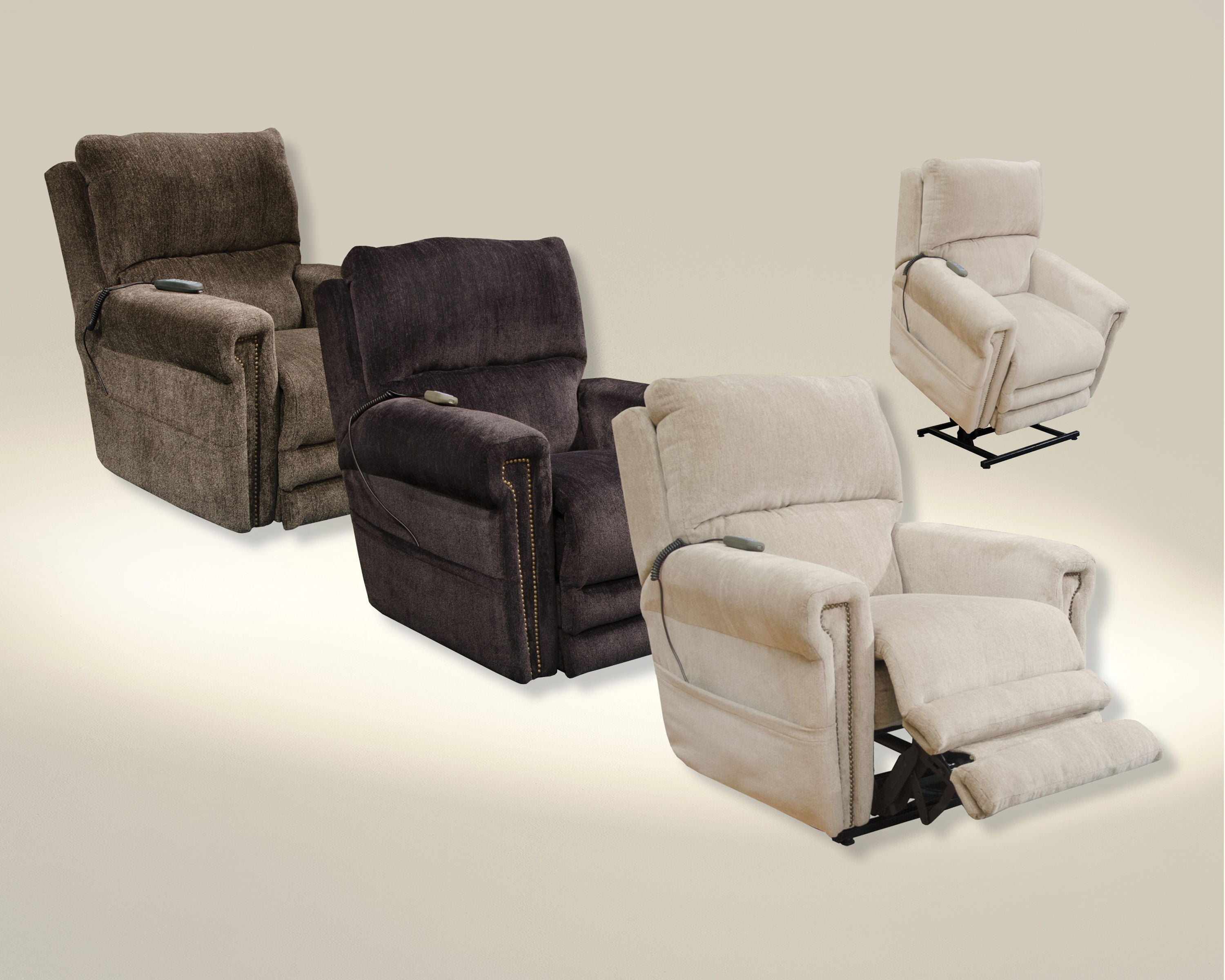 Warner - Power Headrest With Lumbar Power Lay Flat Recliner - Stylish Home Furniture