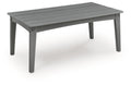 Cove Beach - Rectangular Cocktail Table - Gray - Stylish Home Furniture