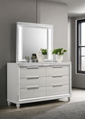 B027 - Mirror - Pale Almond - Stylish Home Furniture