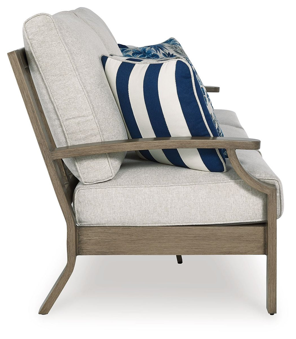 Rainier Ranch - Sofa With Cushion - Brown / Beige - Stylish Home Furniture