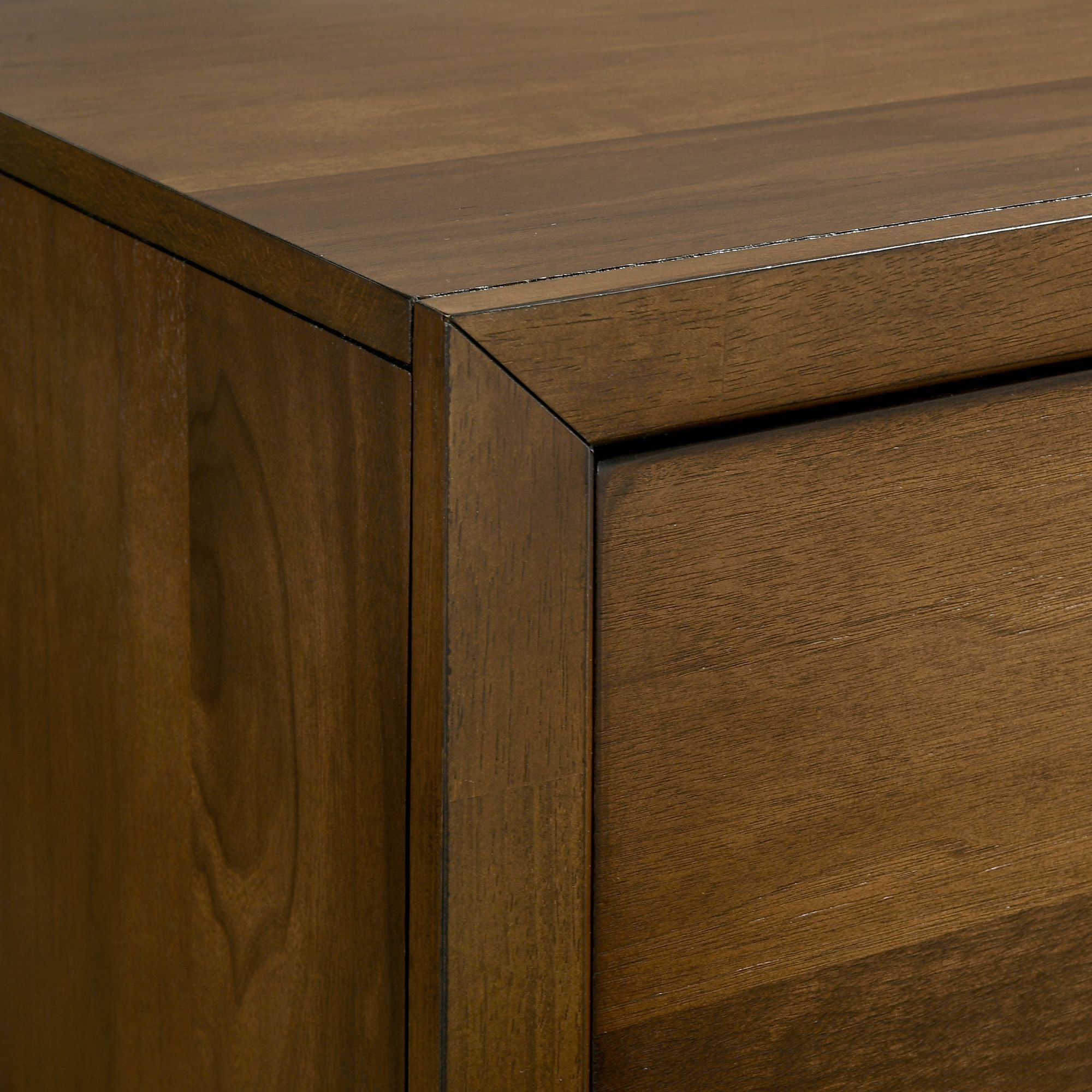 Malibu - 2-Drawer Nightstand - Walnut - Stylish Home Furniture