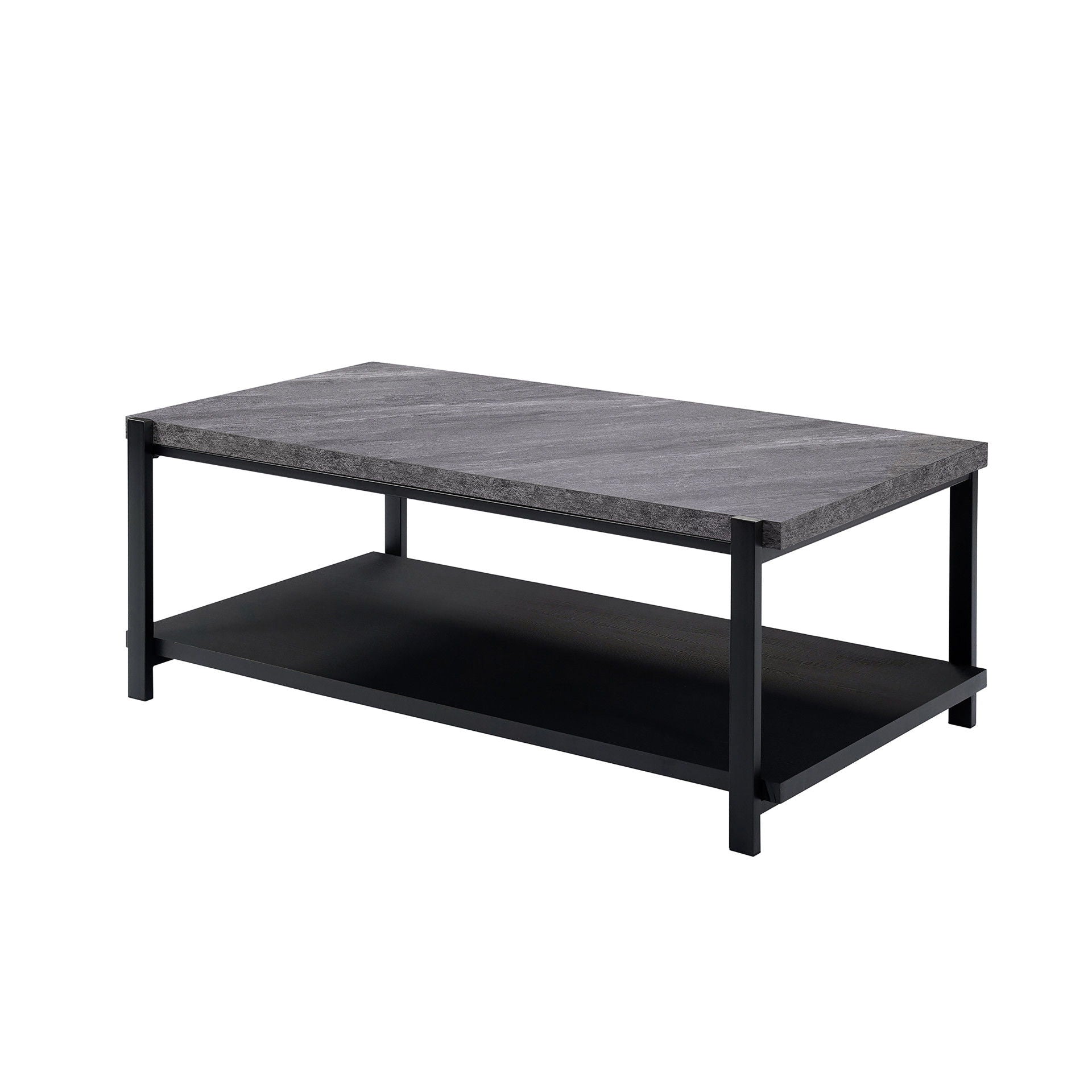 Linea - 3 Piece Occasional Set (1 Coffee & 2 End Tables) - Dark Gray - Stylish Home Furniture