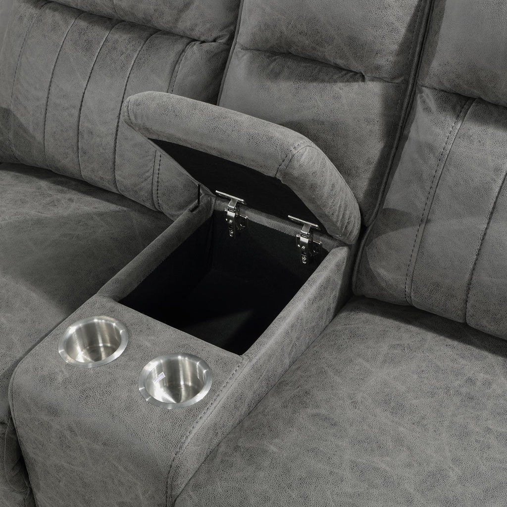 U172 - Motion Loveseat - Gray