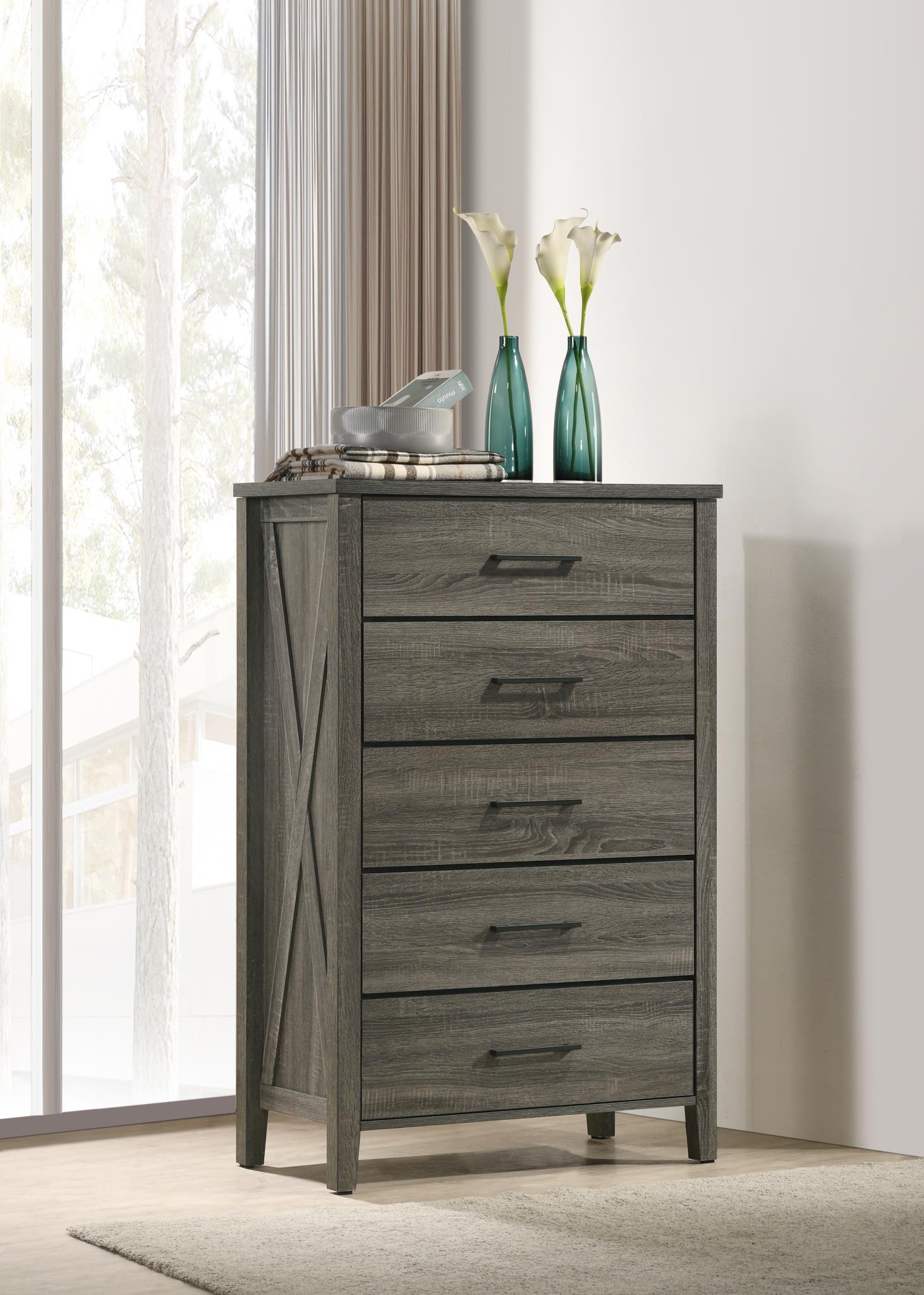 B522 - Chest - Rustic Gray - Stylish Home Furniture