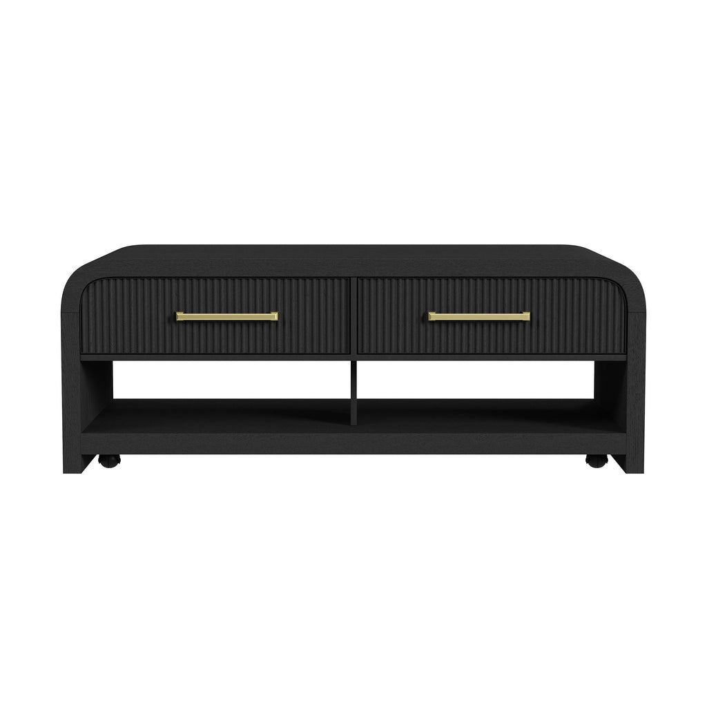 Ridgemont - Coffee Table With Casters - Stylish Home Furniture