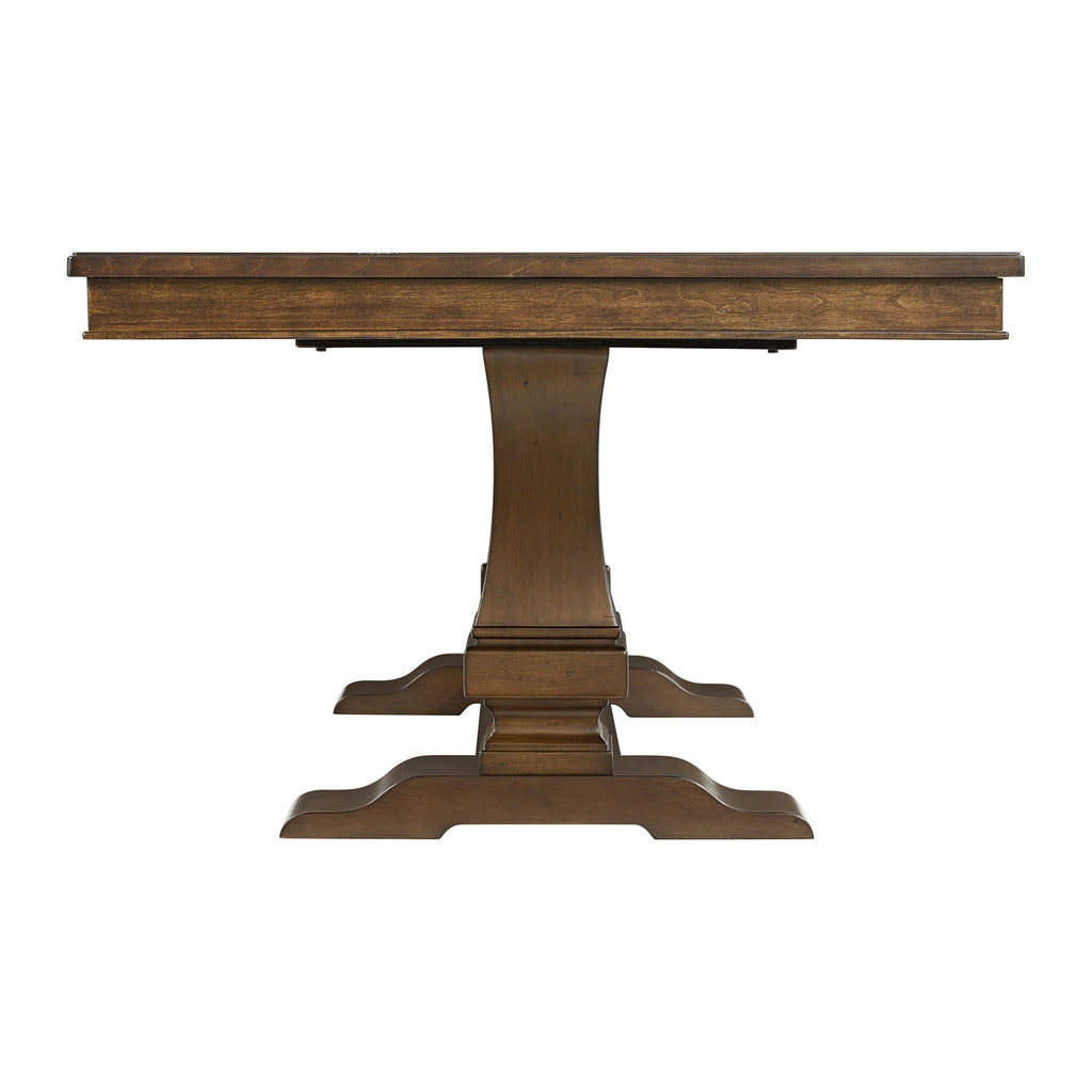 Phillipe - Dining Table With 18" Leaf - Cherry - Stylish Home Furniture