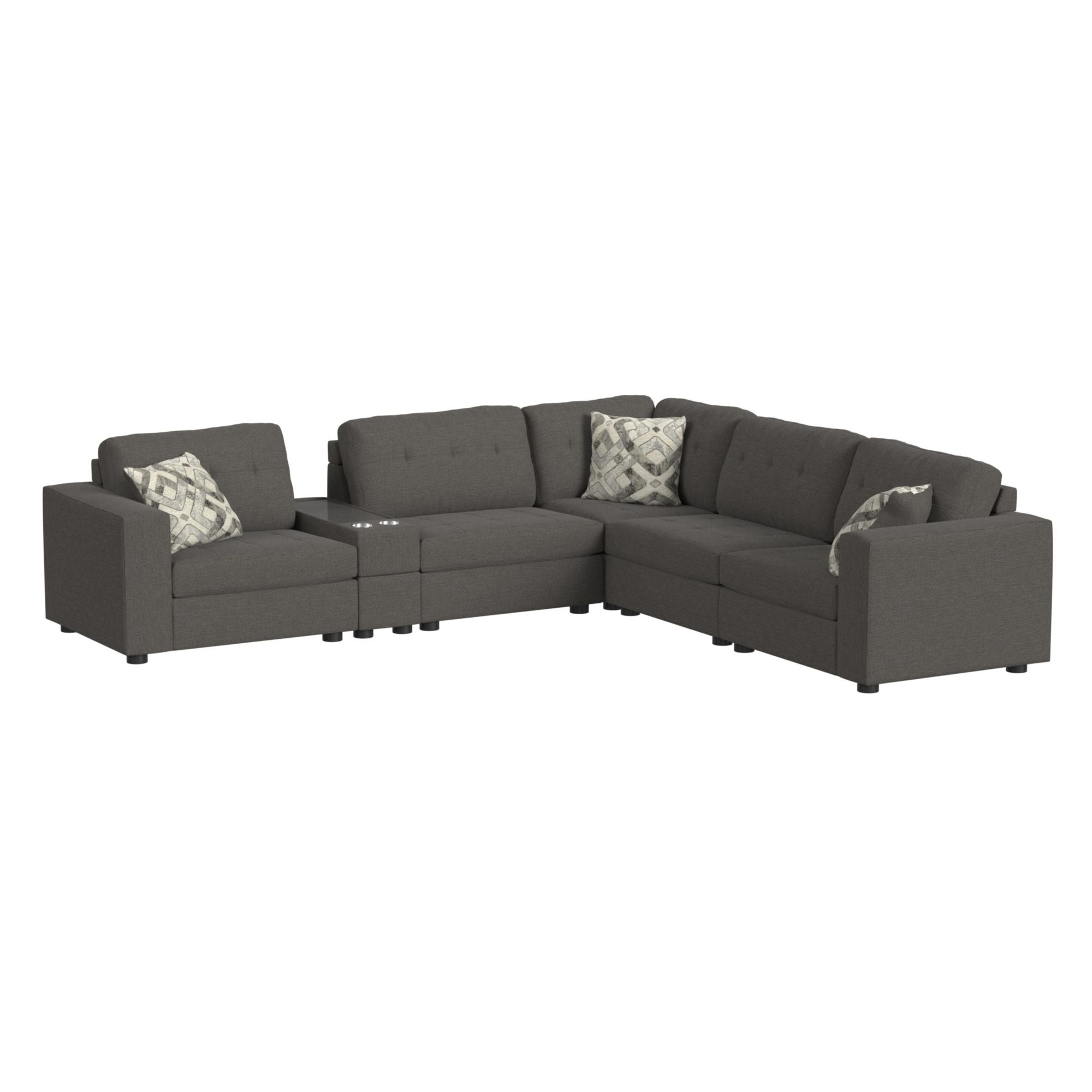 Options One - Living Room Set Sectional - Stylish Home Furniture