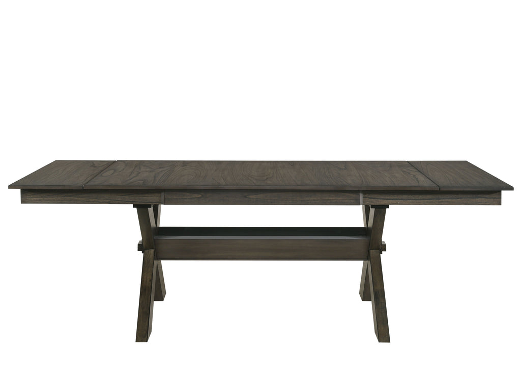 Gulliver - Dining Table Top & Base - Dark Brown - Stylish Home Furniture