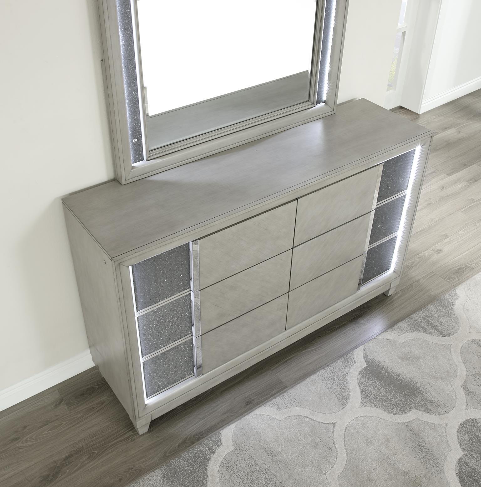 B090 - Dresser - Gray - Stylish Home Furniture