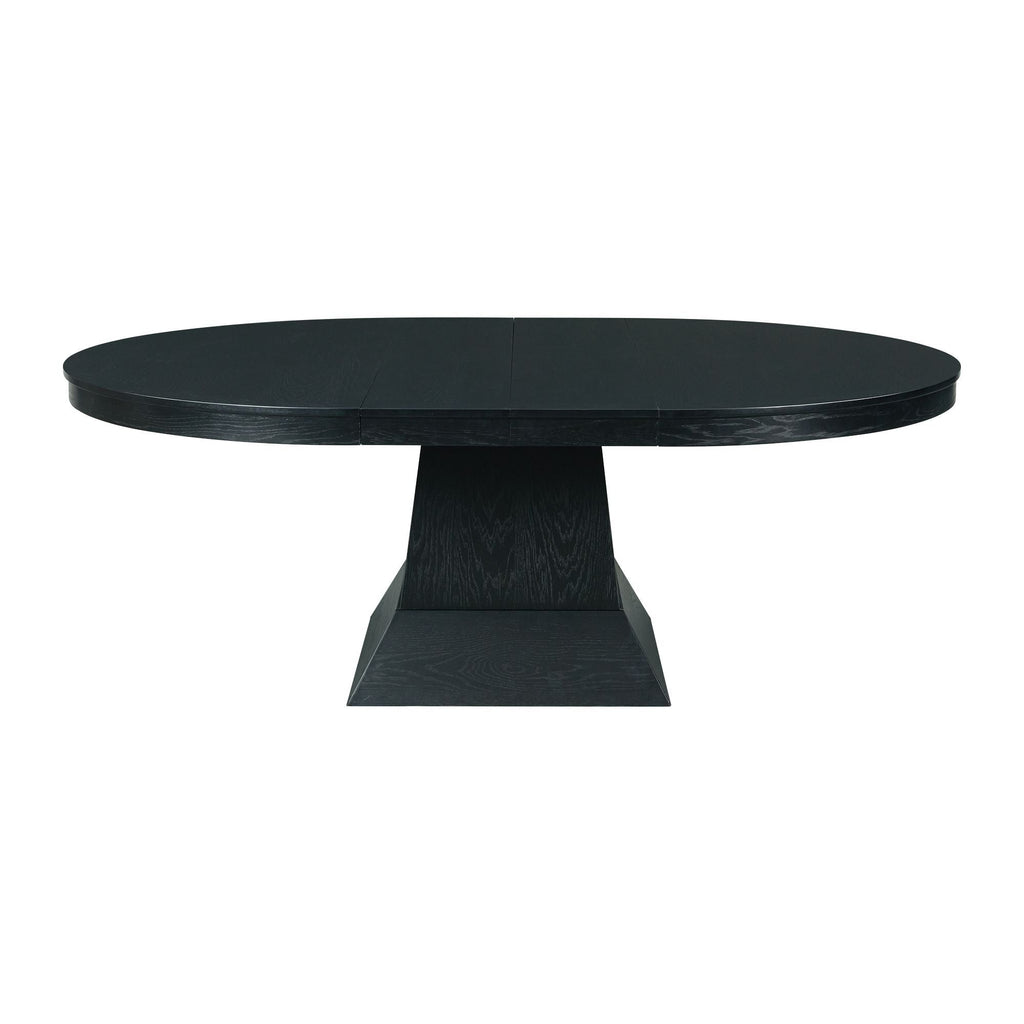 Maddox - Oval Dining Table - Black - Stylish Home Furniture