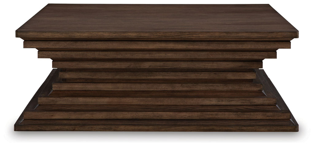 Hannodream - Square Cocktail Table - Warm Brown - Stylish Home Furniture