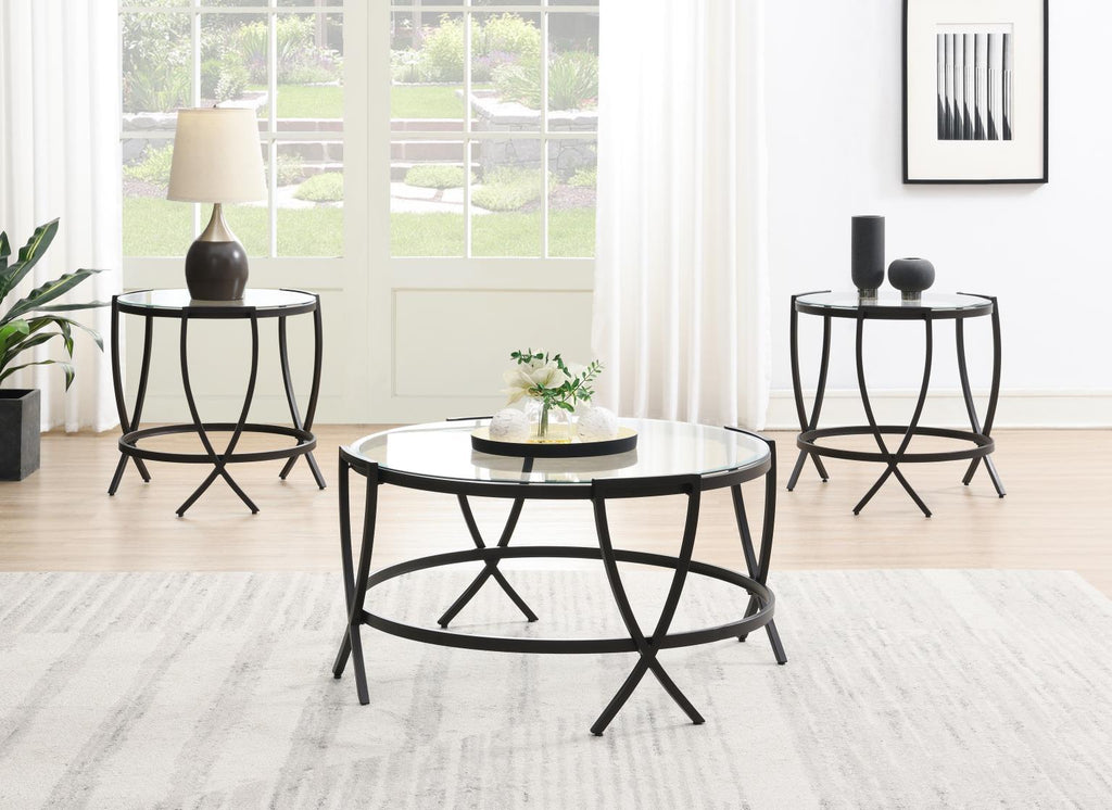 T275 - Coffee Table & 2 End Table - Pepper - Stylish Home Furniture